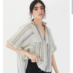 BDG boho bohemian beach Oliver Slouchy Babydoll Top women’s size small